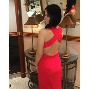 Red dress